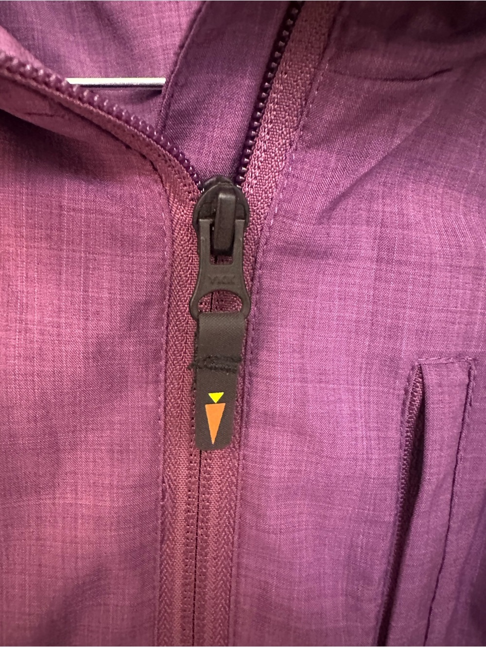 Kerrits Womens M Purple Full-Zip Hooded Rain Riding Jacket Pockets Equestrian - Picture 4 of 7